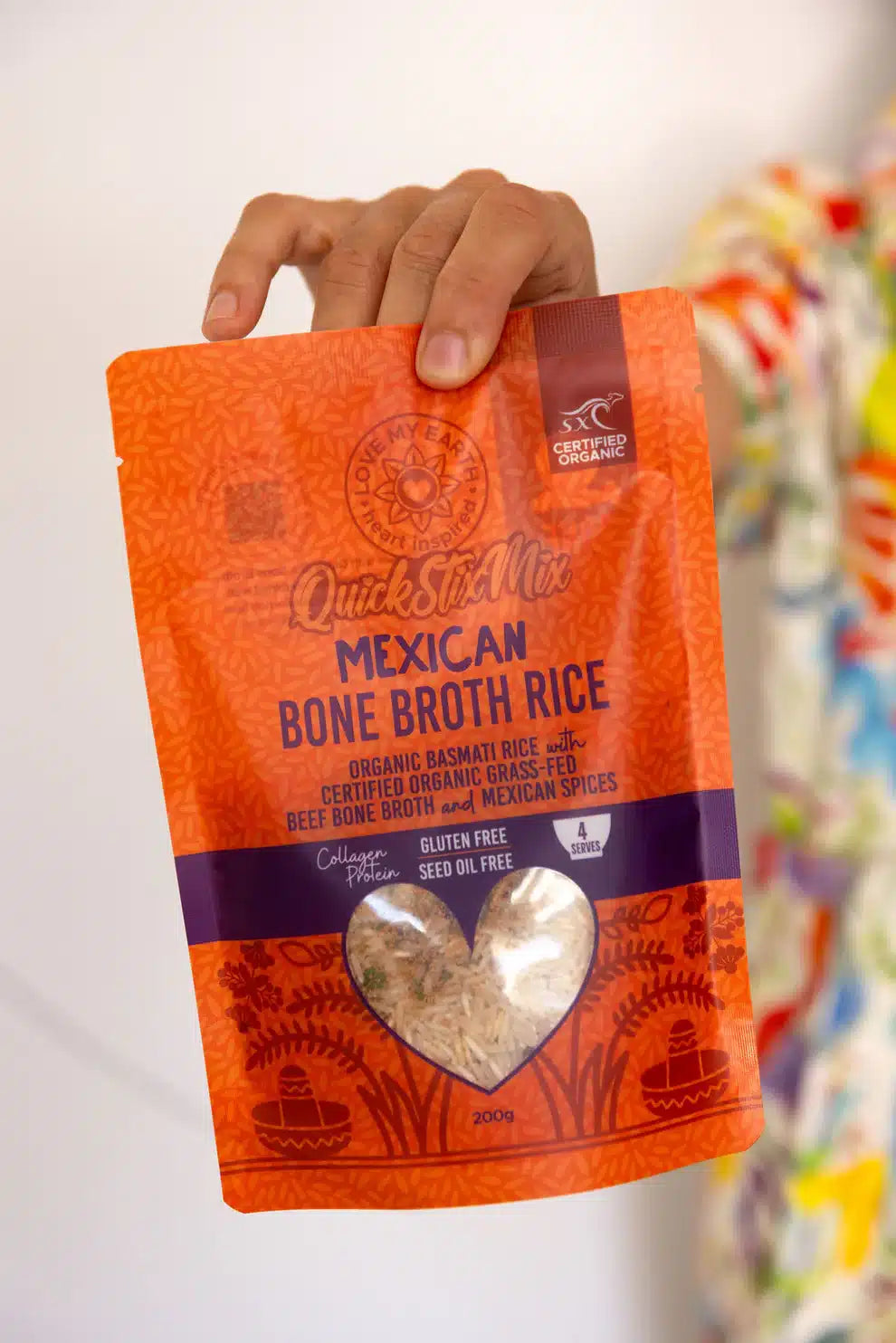 Mexican Bone Broth Rice 200g Love My Earth