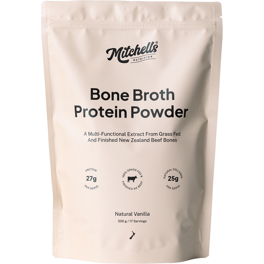 Bone Broth Protein Powder Vanilla 500g Mitchells Nutrition