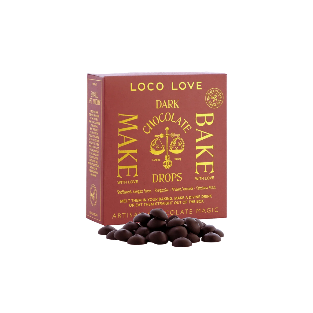 Dark Choc Drops 200g Loco Love