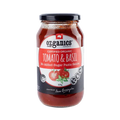 Organic Tomato & Basil Pasta Sauce 500g Ozganics