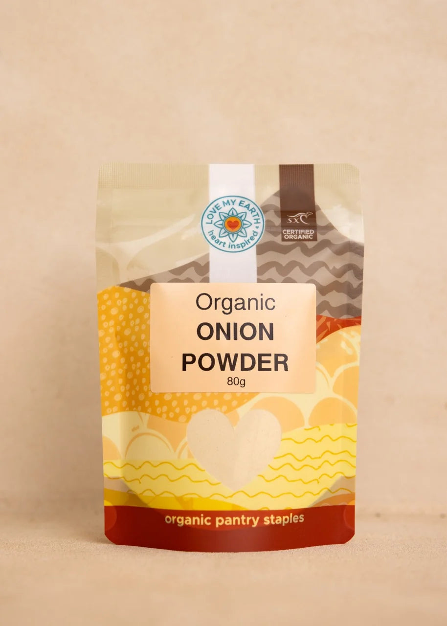 Organic Onion Powder 80g Love My Earth