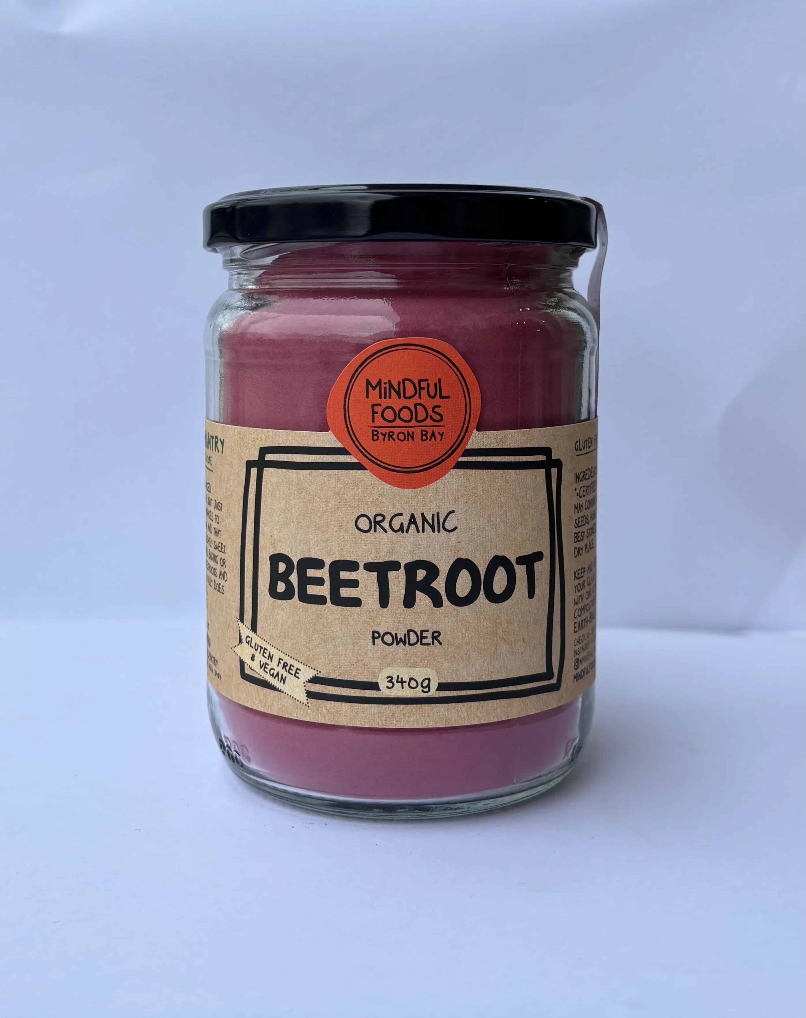 Organic Beetroot Powder 340g Mindful Foods