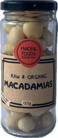 Organic Raw Macadamia Nuts 260g Mindful Foods
