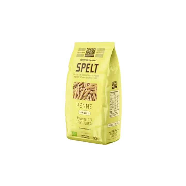 Organic Spelt Penne Pasta 500g The Stock Merchant