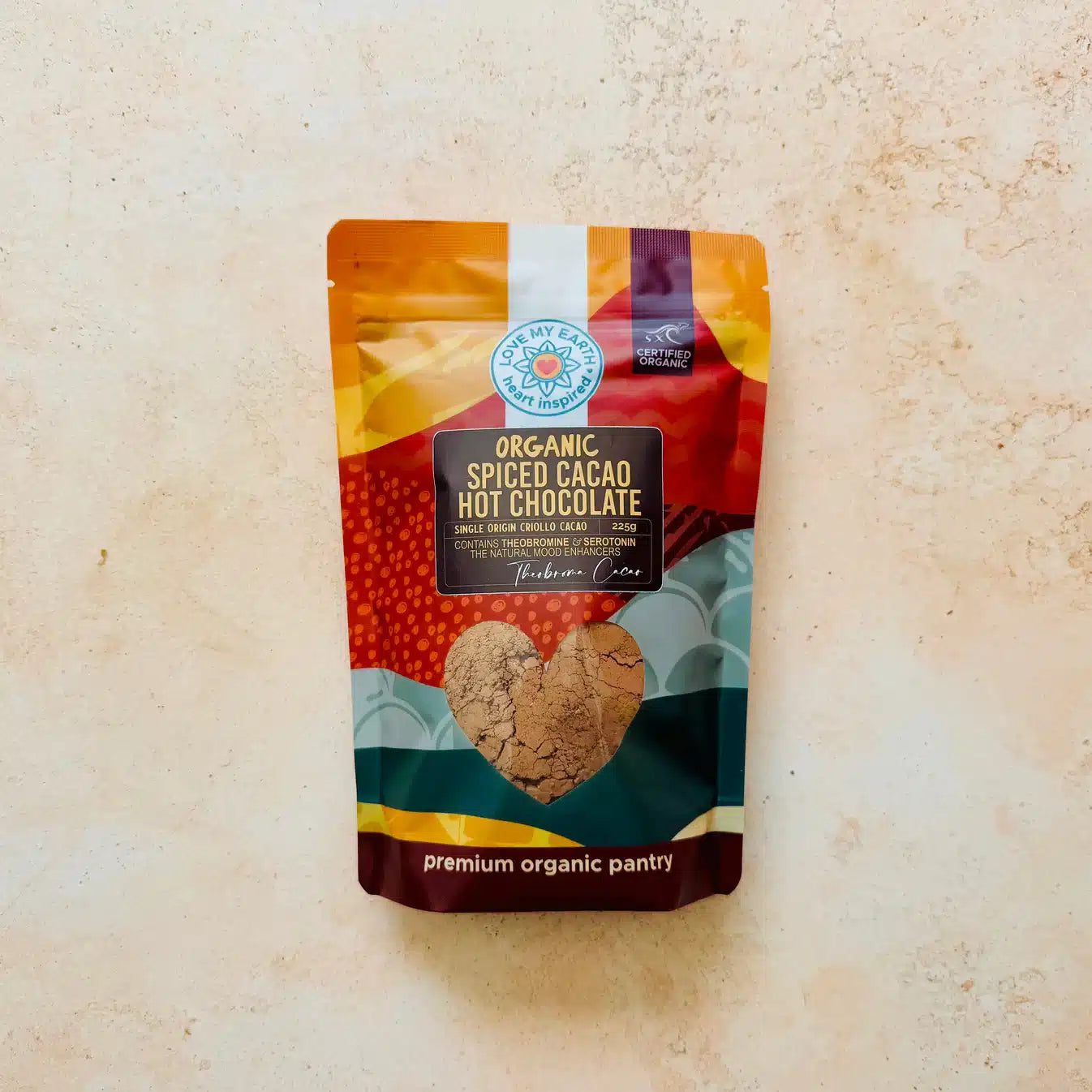 Organic Spiced Cacao Hot Chocolate 225g Love My Earth
