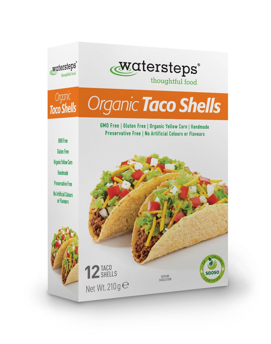 Organic Taco Shells 210g Watersteps