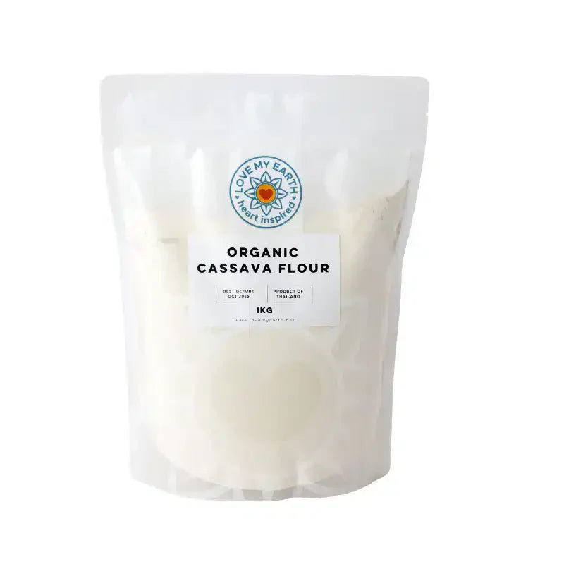Organic Cassava Flour 1kg Love My Earth
