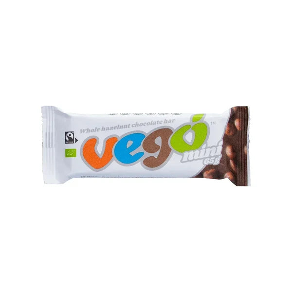 Whole Hazelnut Chocolate Bar Mini 65g Vego