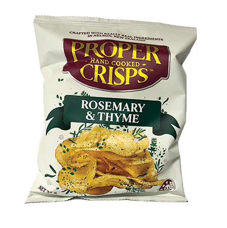 Rosemary & Thyme Chips 37g Proper Crisps