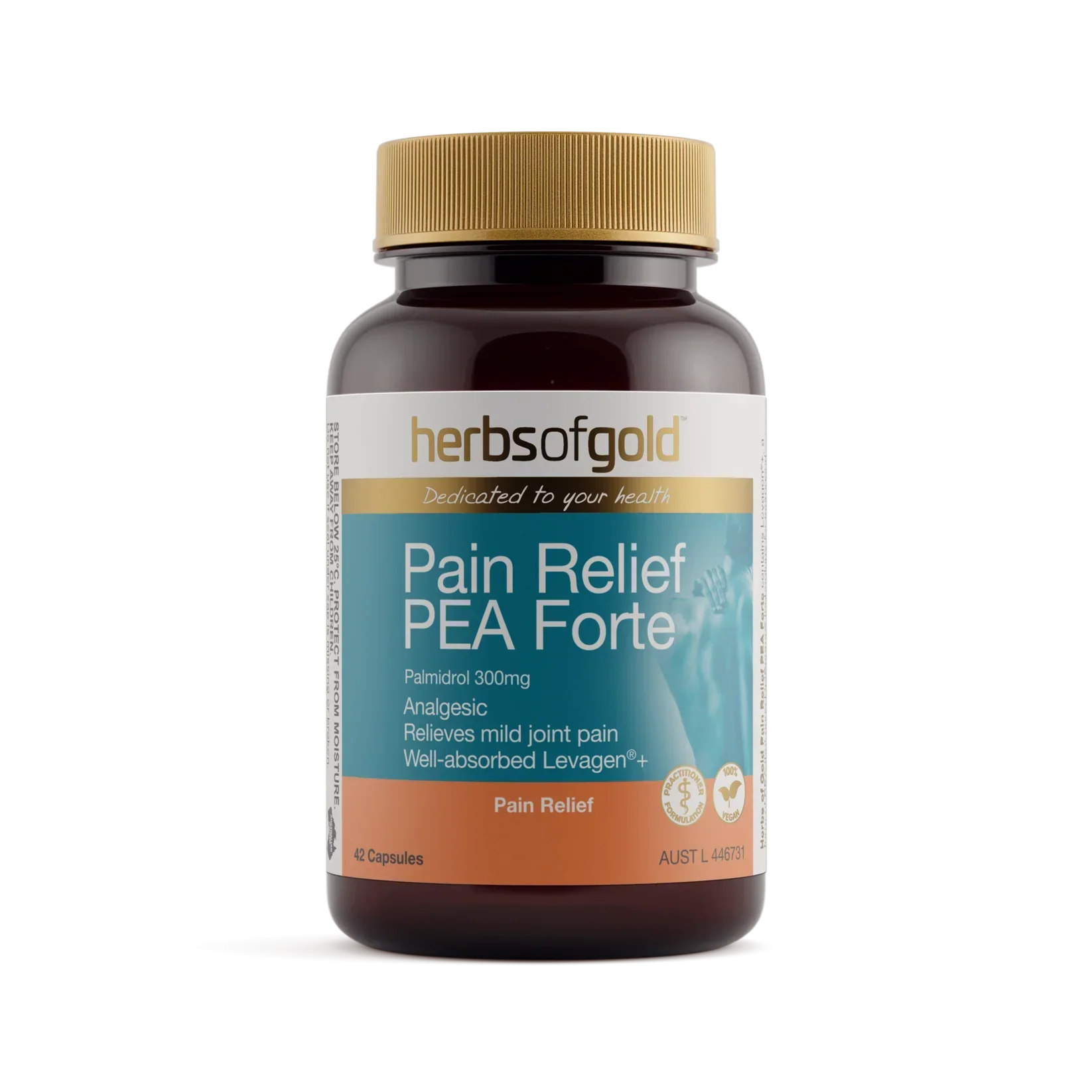 Pain Relief PEA 21c Herbs Of Gold