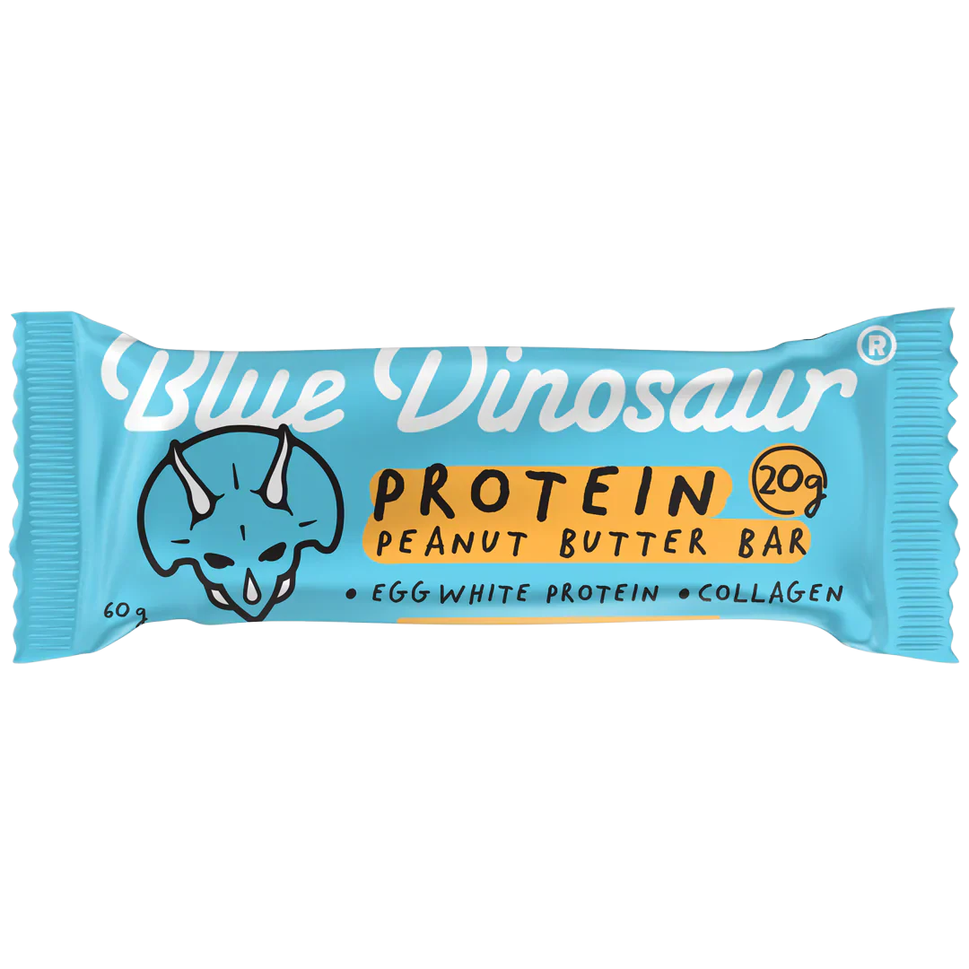 Choc Chip Peanut Butter Bar 60g Blue Dinosaur