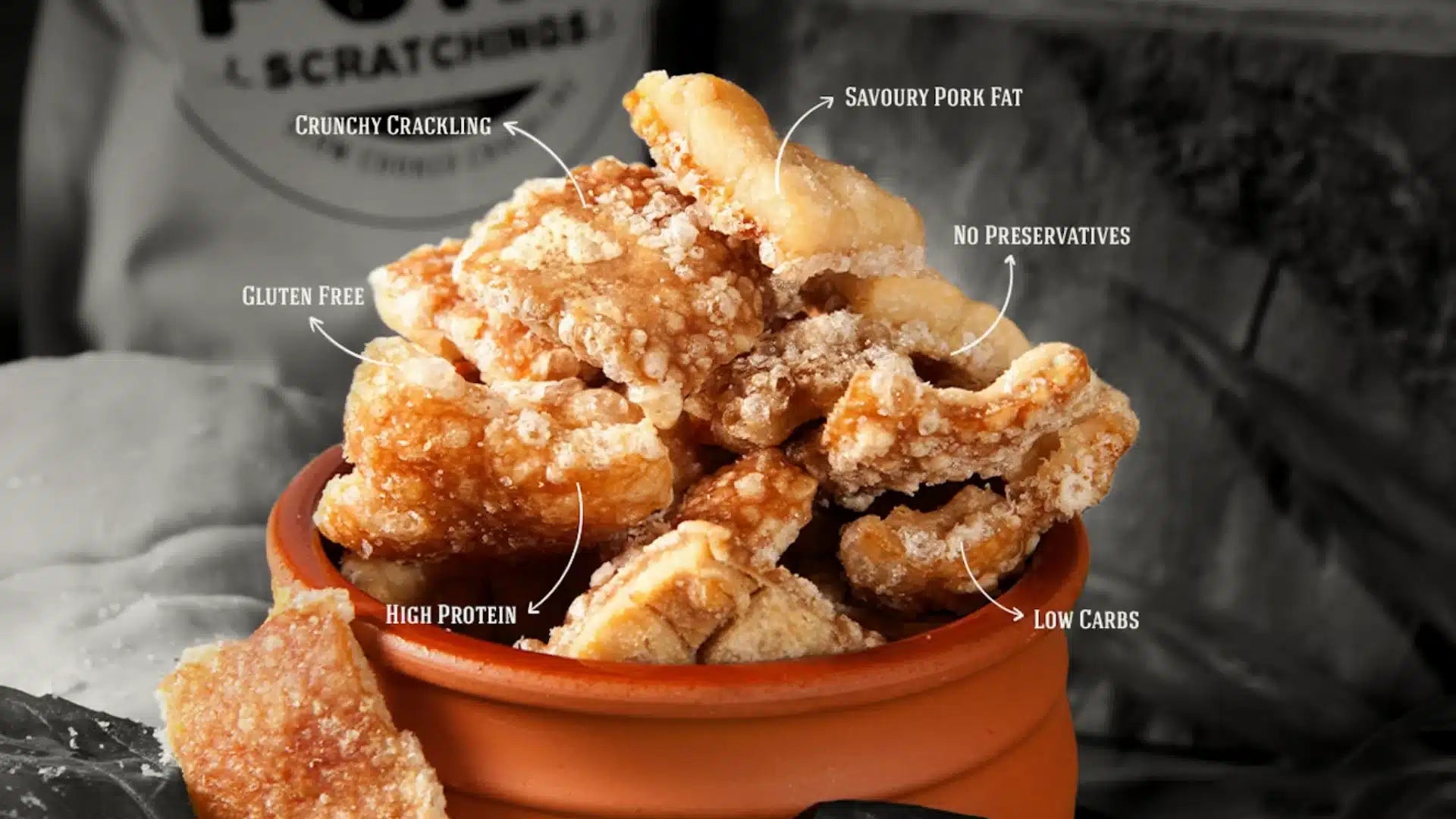 Pork Crackling 300g Pascals Pork Scratchings