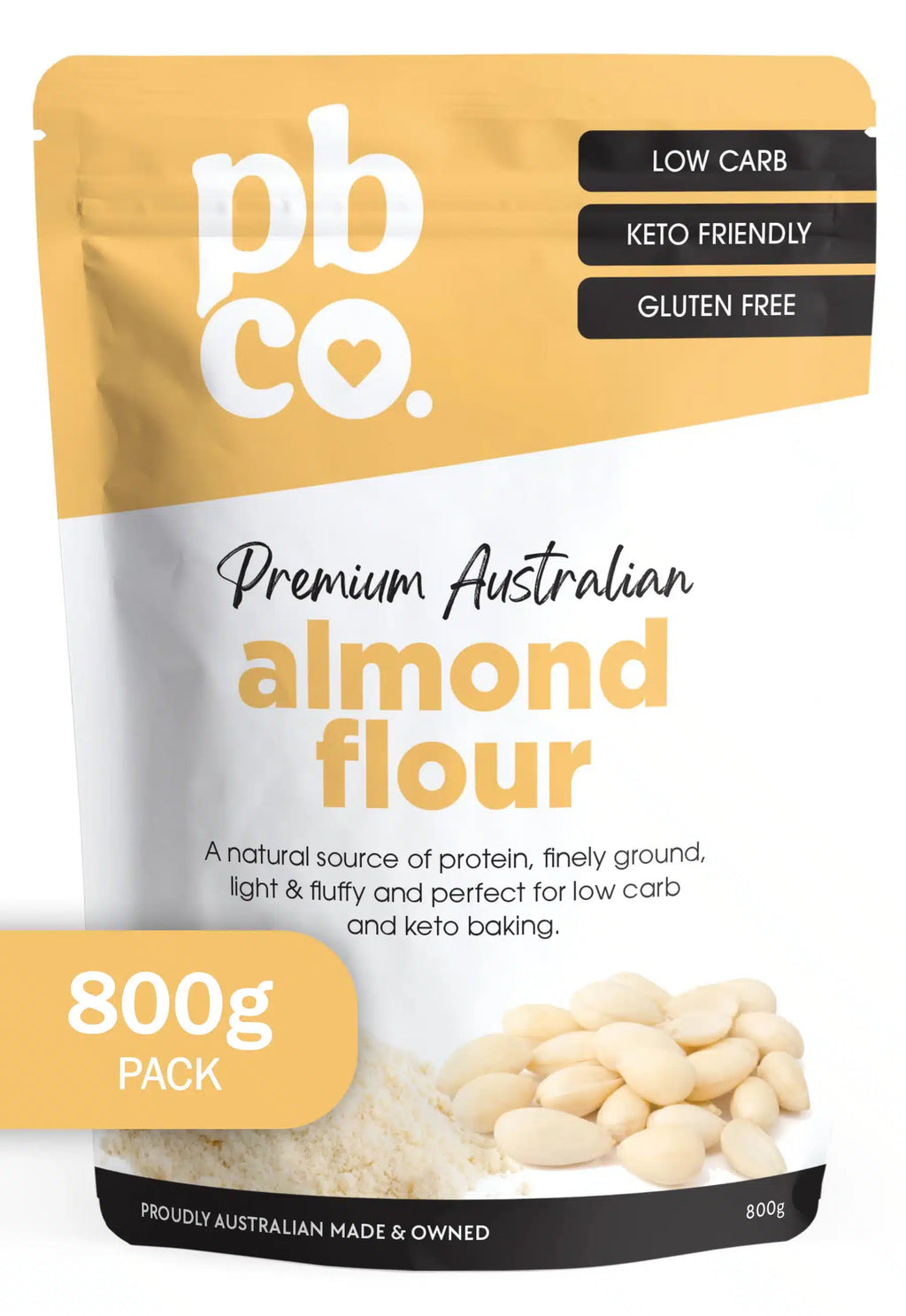 Premium Australian Almond Flour 800g PBCO