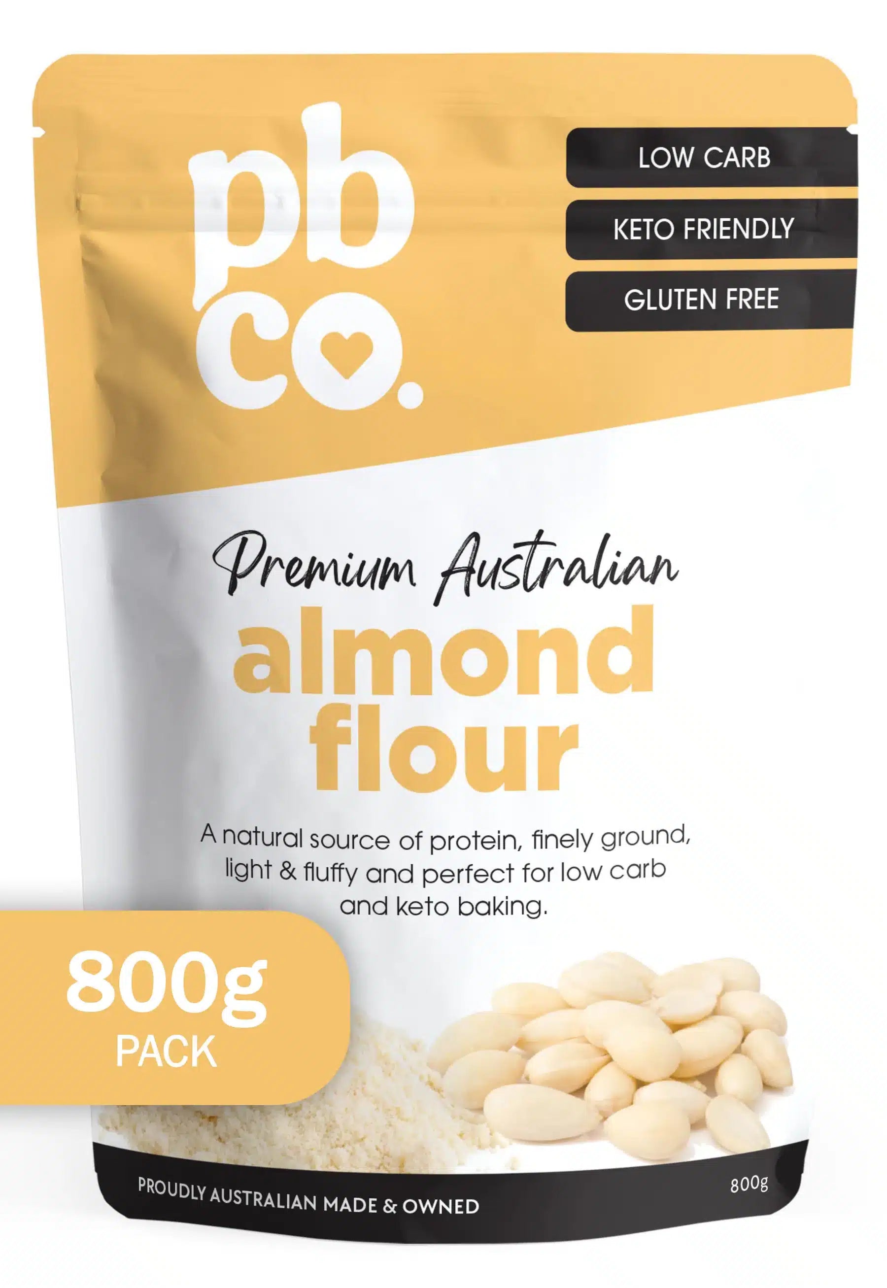 Premium Australian Almond Flour 800g PBCO