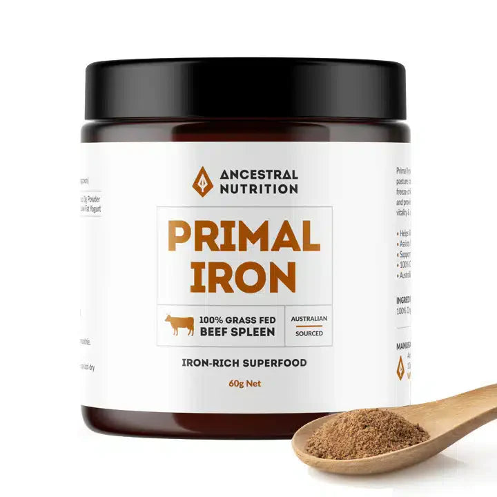 Primal Iron Beef Spleen 60g Ancestral Nutrition