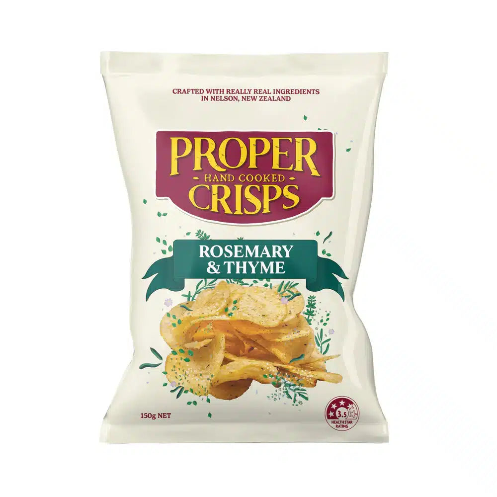 Rosemary & Thyme 150g Proper Crisps