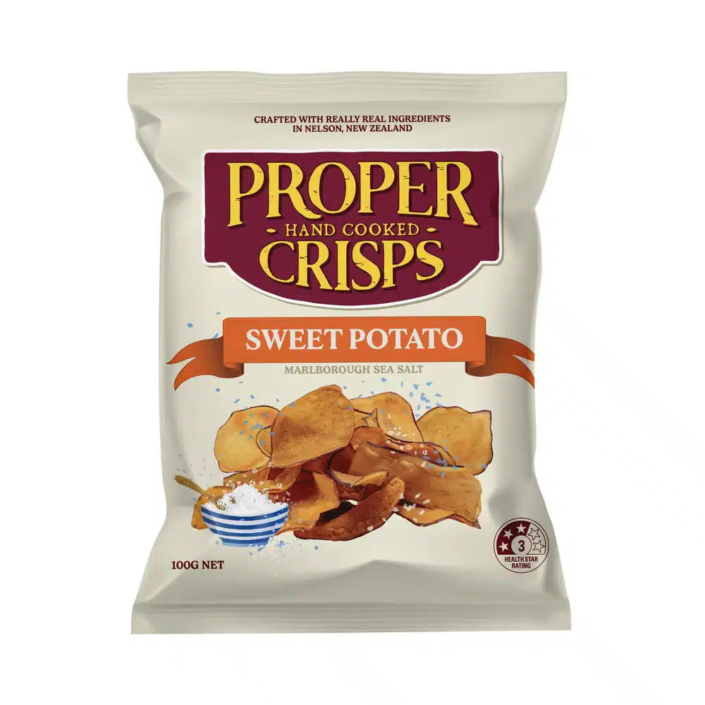 Sweet Potato 100g Proper Crisps