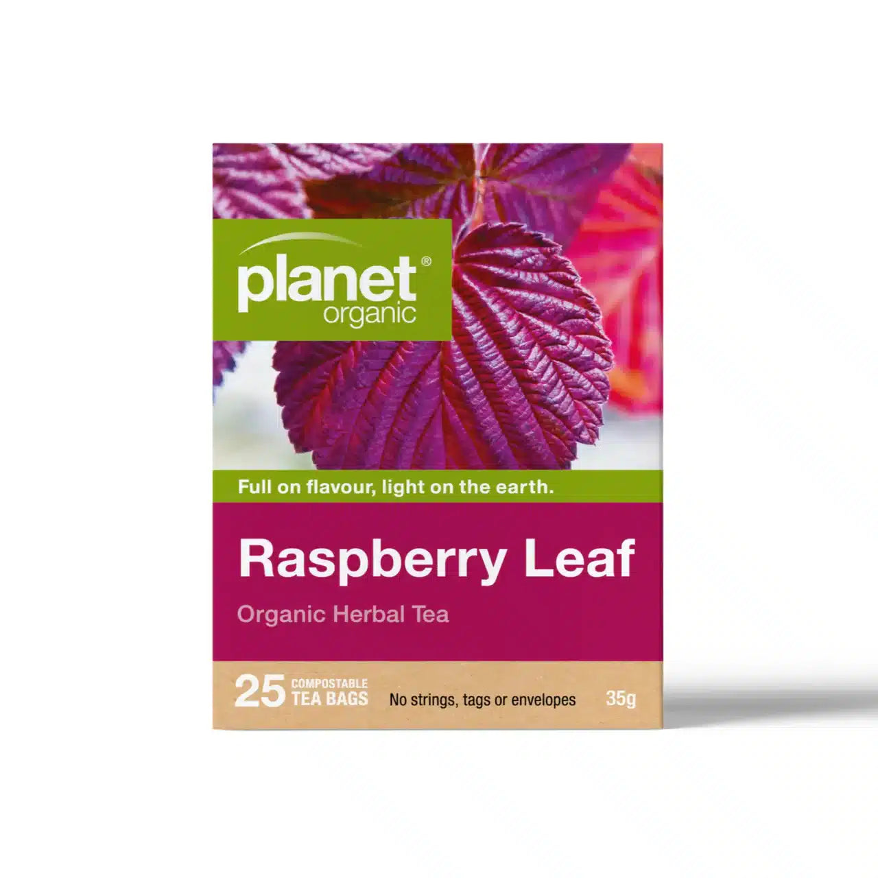 Raspberry Leaf Tea 25bags Planet Organic