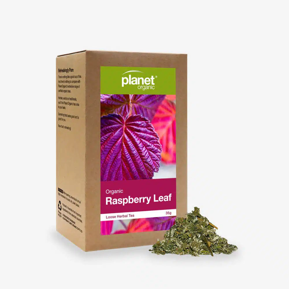 Raspberry Leaf Tea Loose Leaf 35g Planet Organic