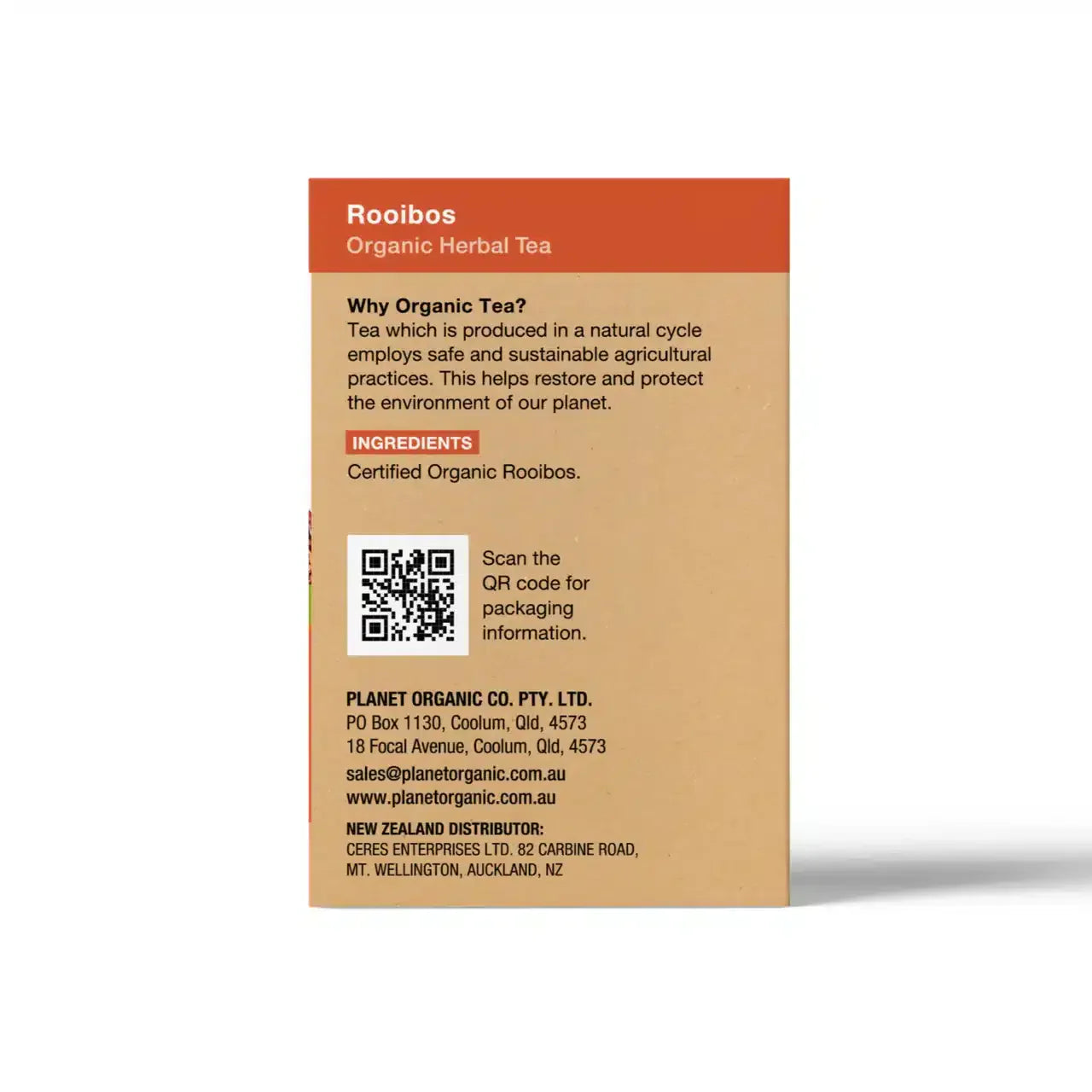 Rooibos Tea 25bags Planet Organic