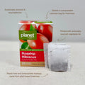 Rosehip Hibiscus Tea 25bag Planet Organic