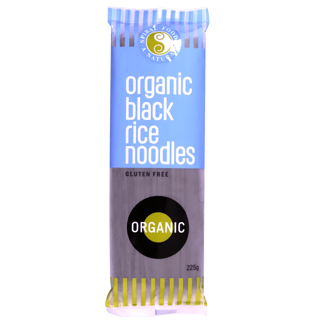 Black Rice Noodles 225g Spiral