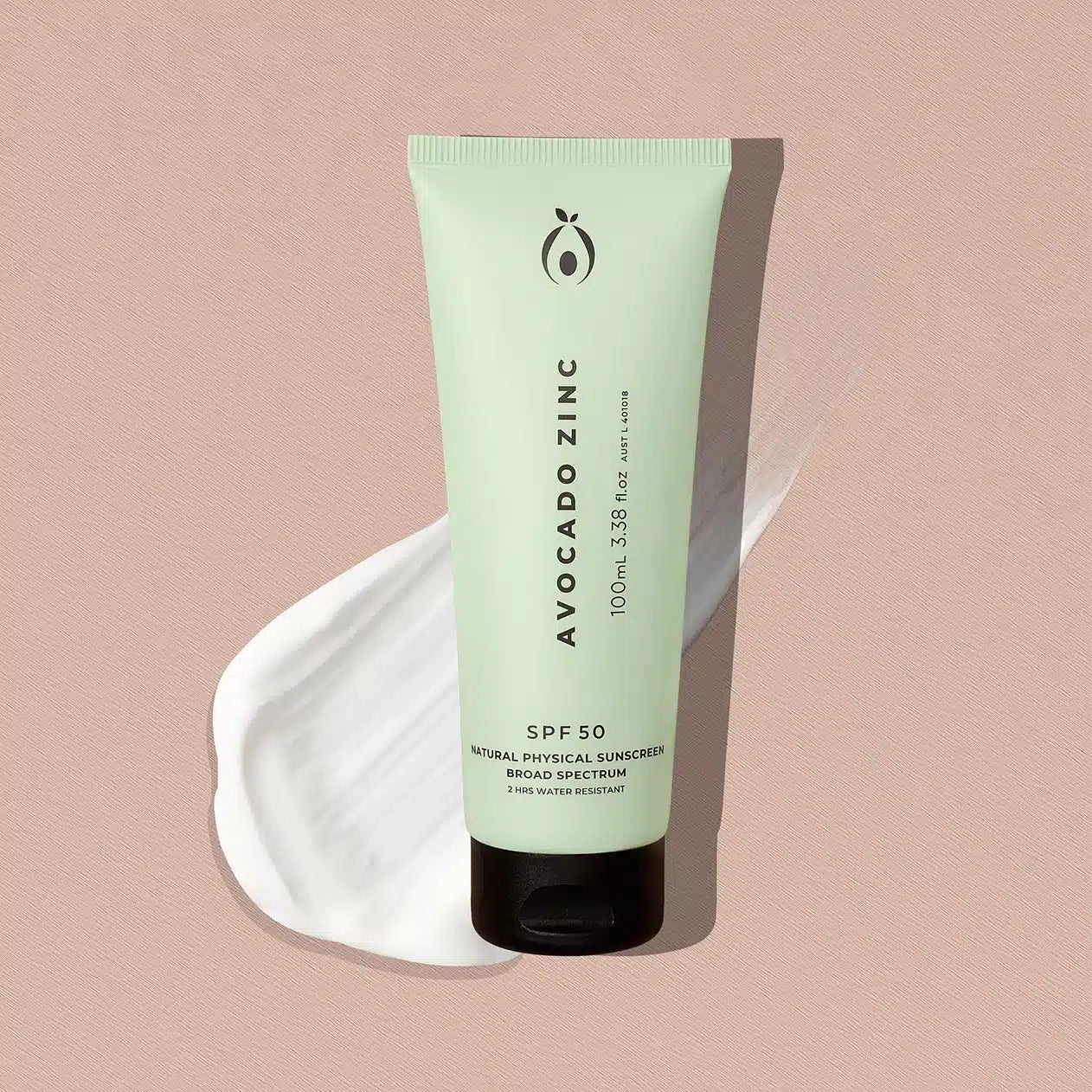 SPF50 Sunscreen 100ml Avocado Zinc