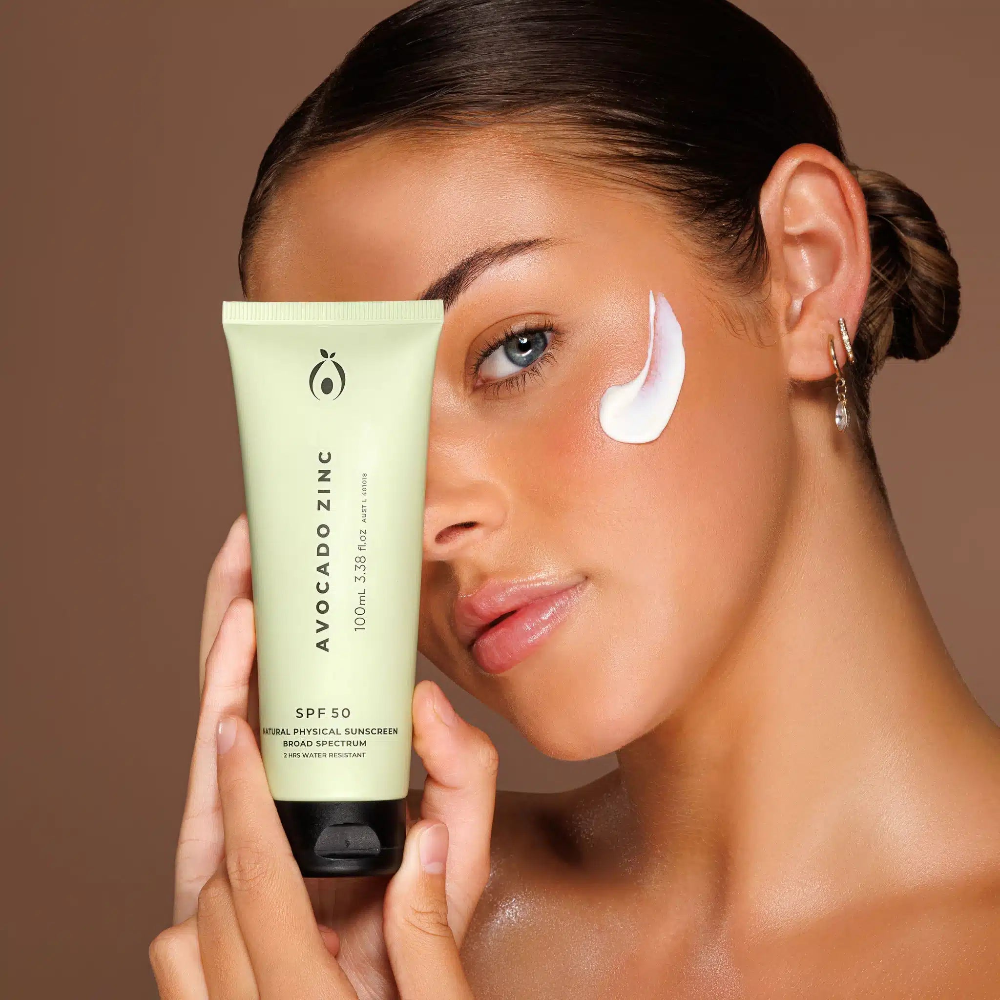 SPF50 Sunscreen 100ml Avocado Zinc
