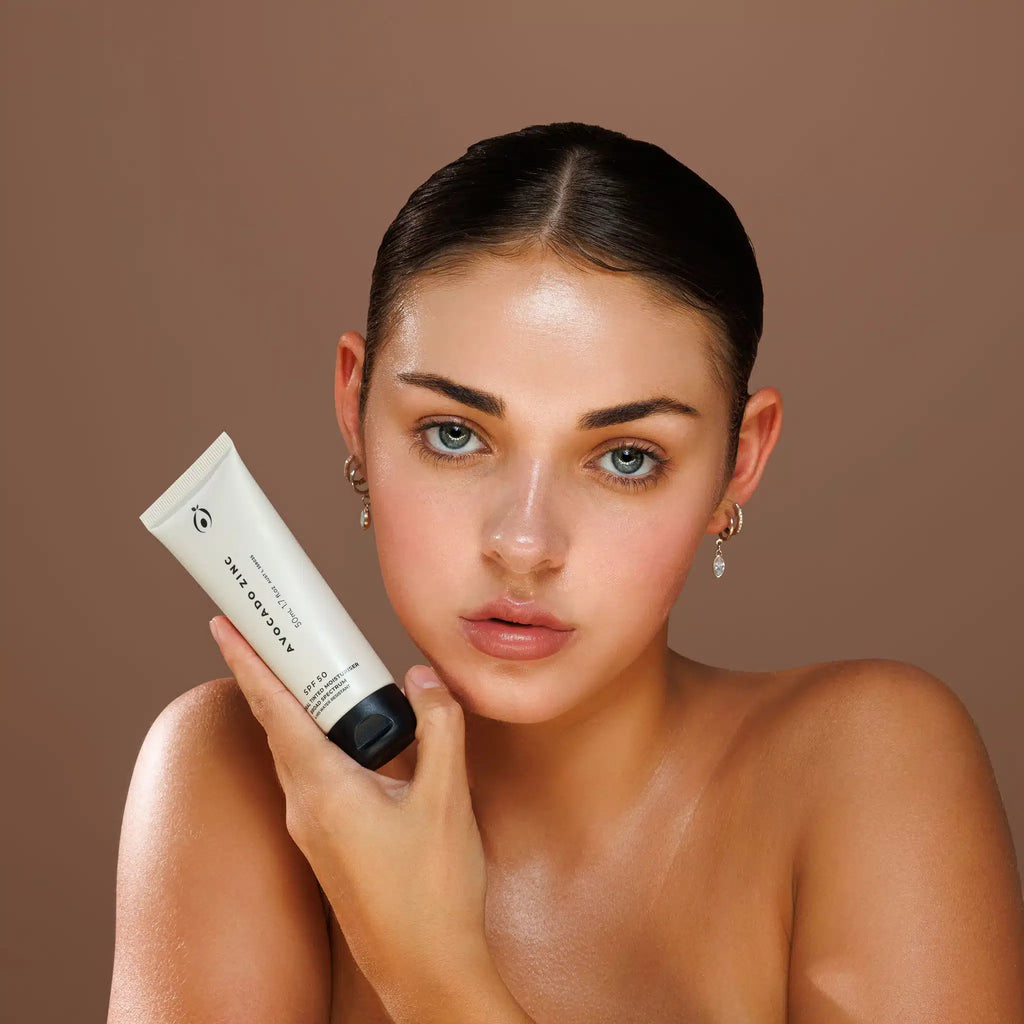SPF50 Tinted Sunscreen Light 50ml Avocado Zinc