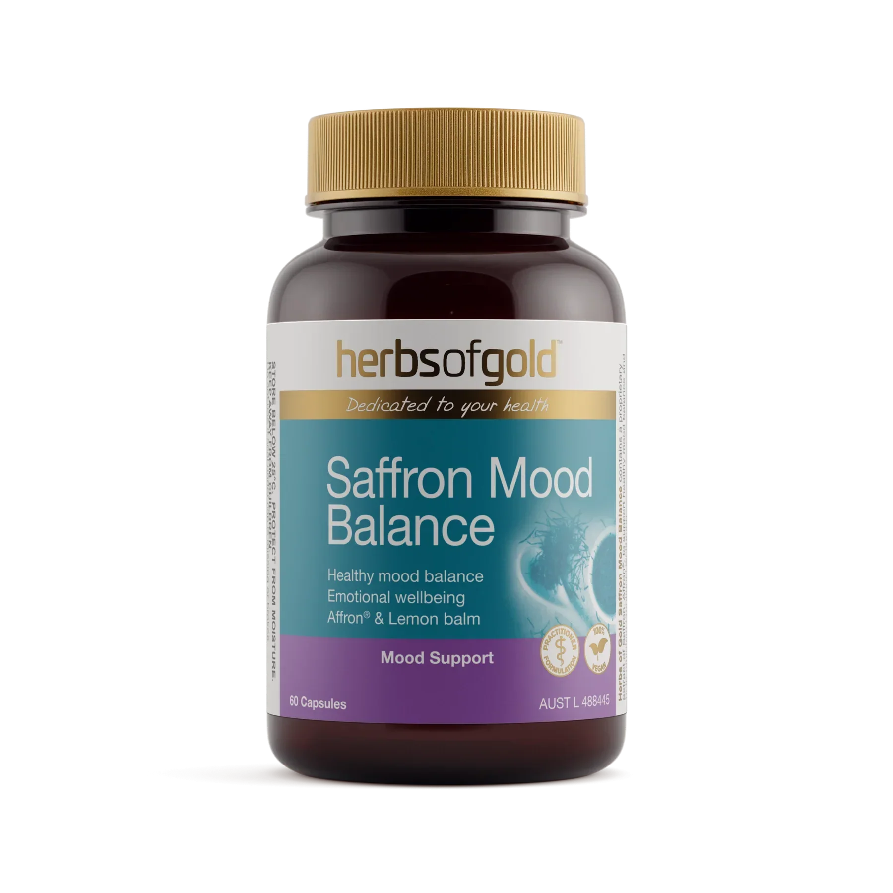 Saffron Mood Balance 60c Herbs of Gold