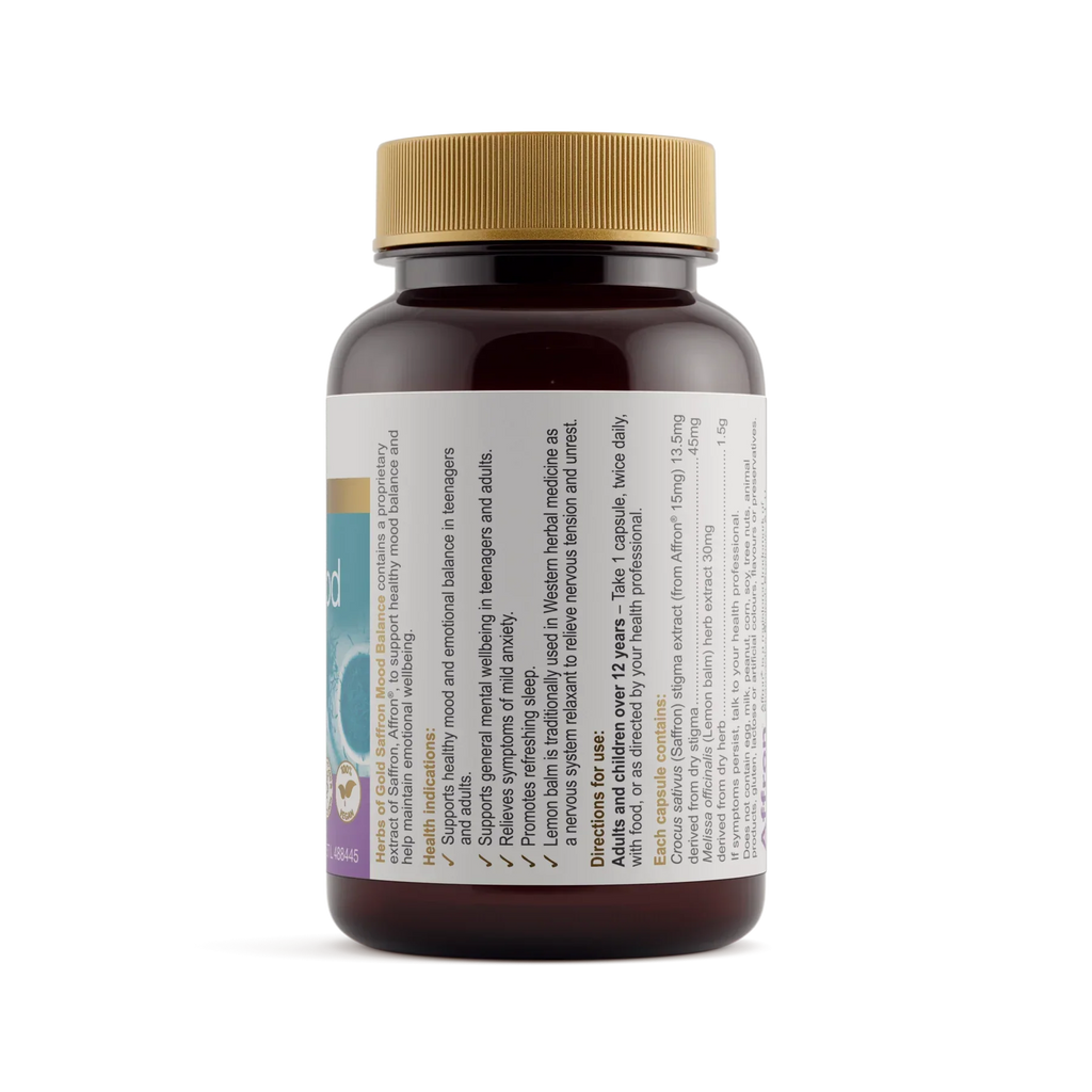 Saffron Mood Balance 60c Herbs of Gold