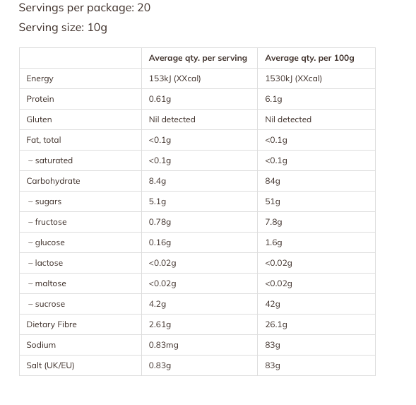 Raw Carob Powder 200g Carob Kitchen