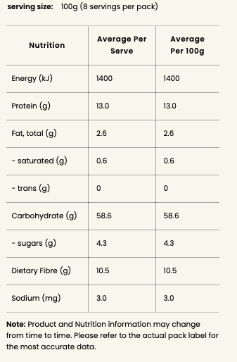 Wholemeal Flour 800g Ceres Organics