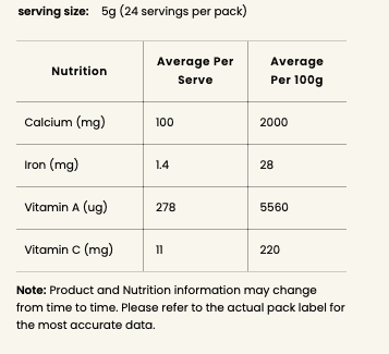 Moringa Powder 120g Ceres Organics