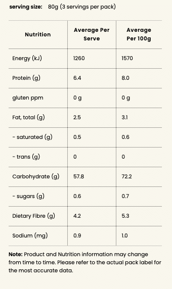 Gluten Free Organic Sorghum Spaghetti 250g Ceres Organics