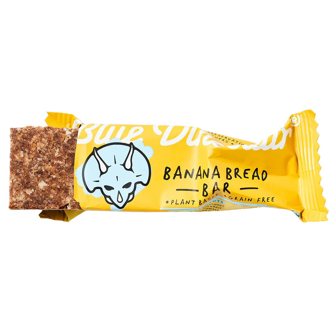 Banana Bread Hand-Baked Bar 45g Blue Dinosaur
