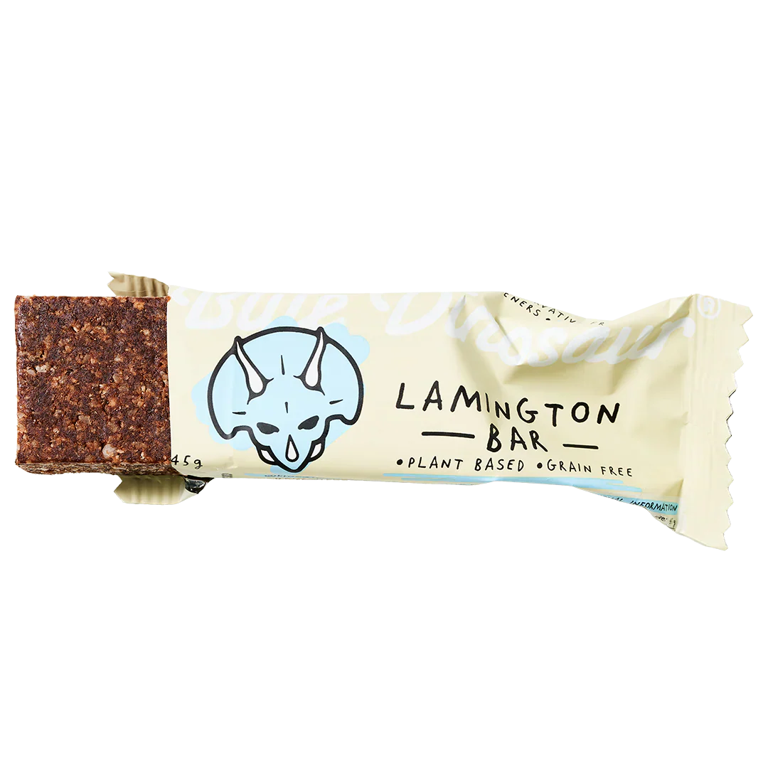 Lamington Hand-Baked Bar 45g Blue Dinosaur