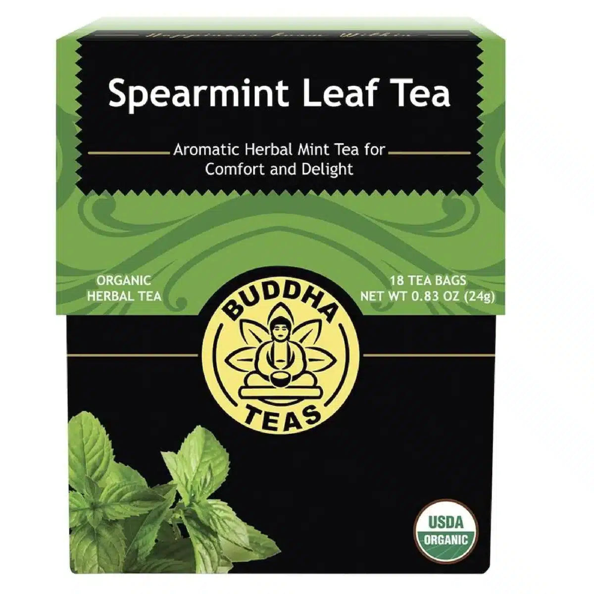 Spearmint Leaf Tea 18 tea bags Buddha Tea