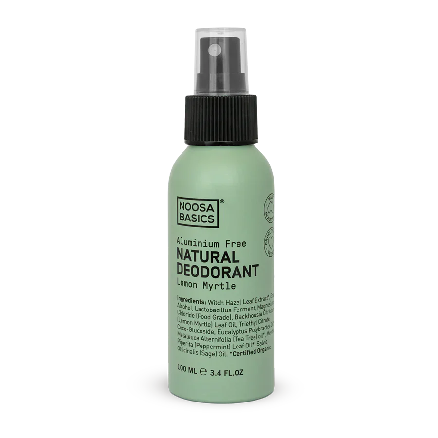 Noosa Basics Natural Deodorant Spray - Lemon Myrtle 100ml