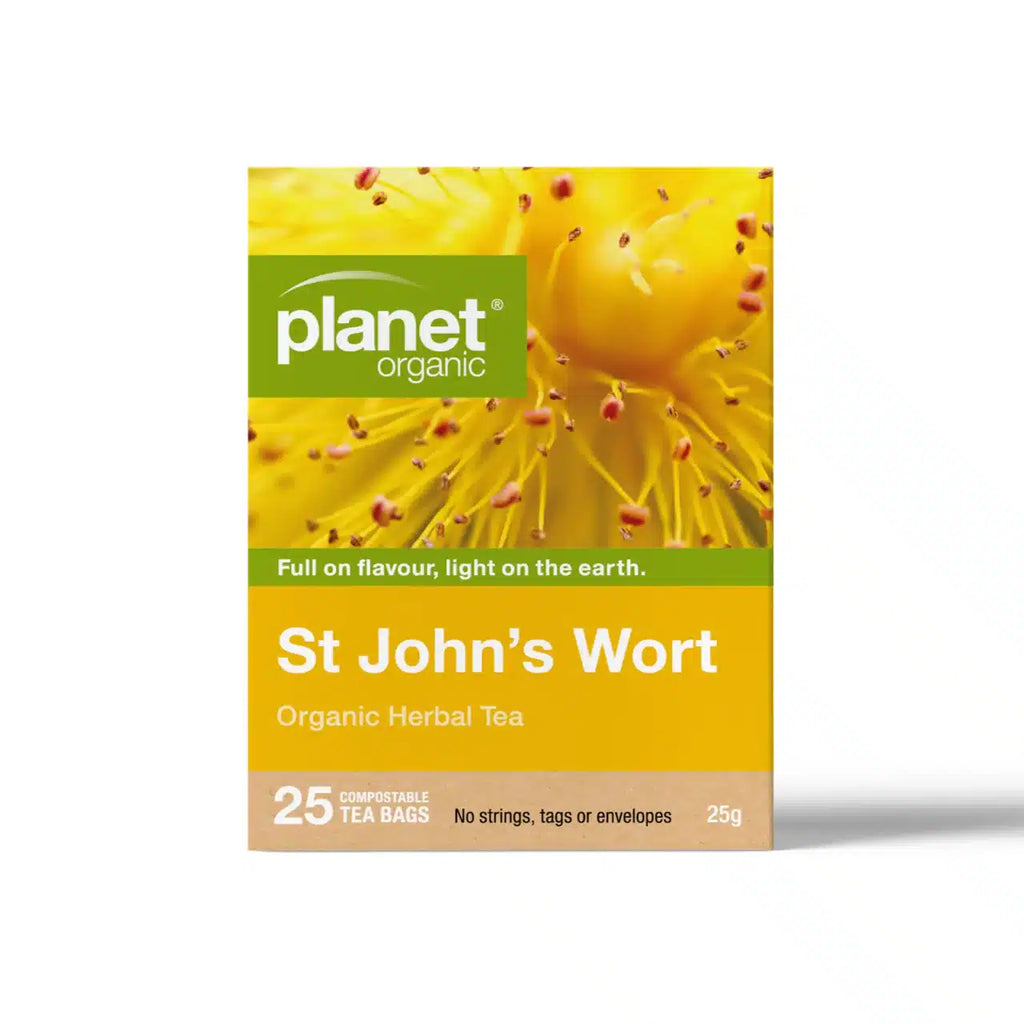 St John's Wort Tea 25bags Planet Organic