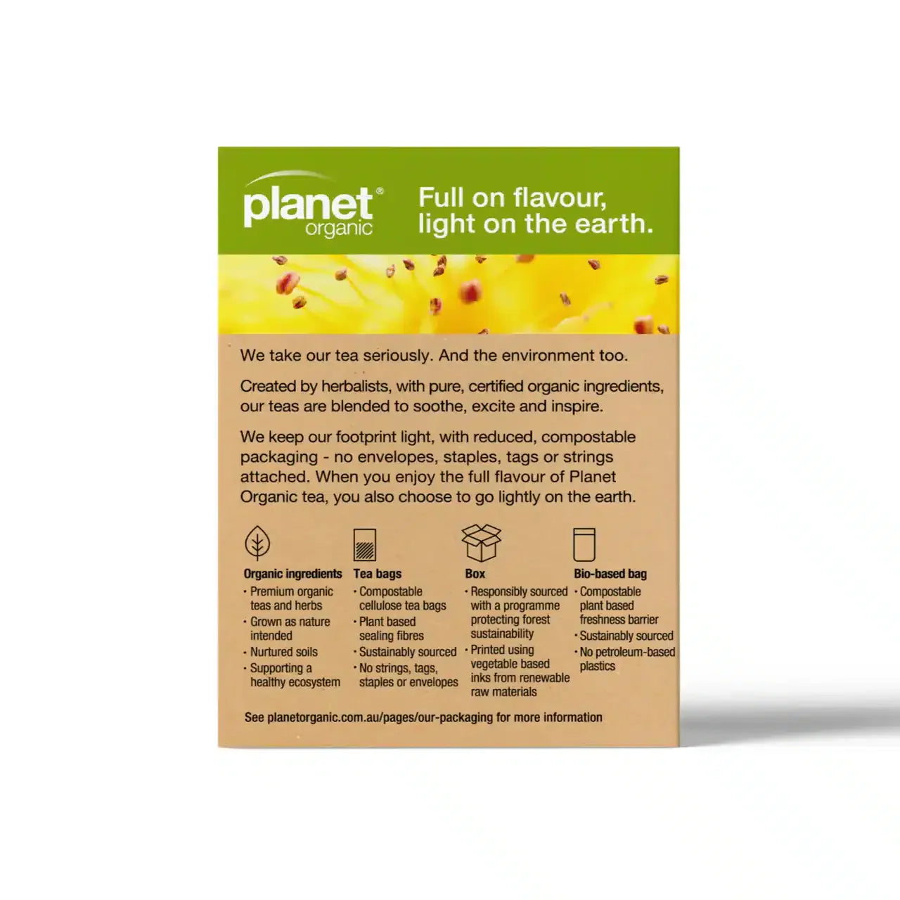 St John's Wort Tea 25bags Planet Organic