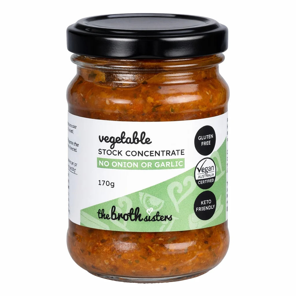 Stock Concentrate Vegetable Fodmap Friendly 170g The Broth Sisters