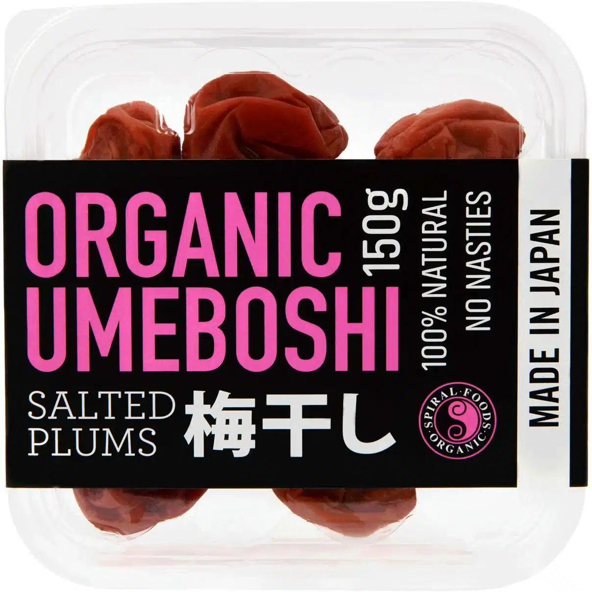 Umeboshi Plums 150g Spiral Foods