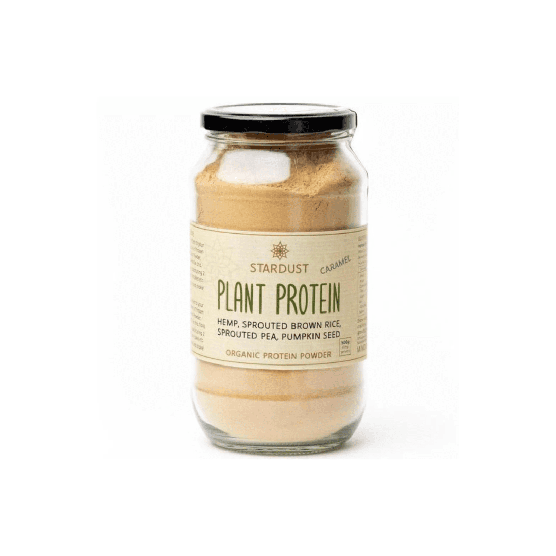 Stardust Organic Plant Protein Powder Caramel 380g Mindful Foods