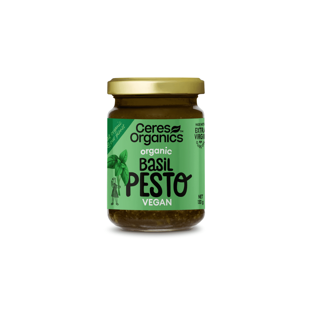 Organic Vegan Basil Pesto 130g Ceres Organics