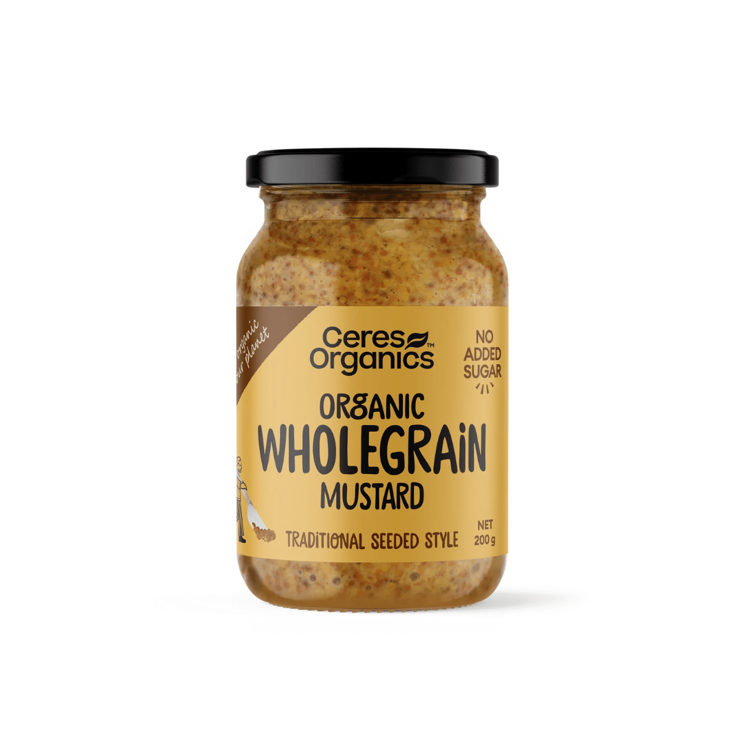Organic Wholegrain Mustard 200g Ceres Organics