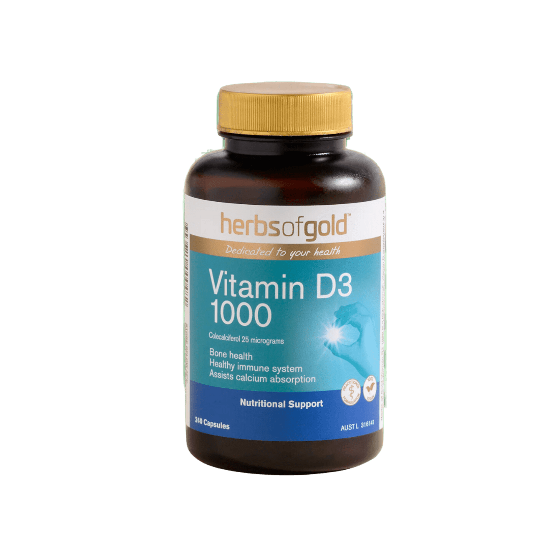 Vitamin D3 1000 120VC Herbs of Gold