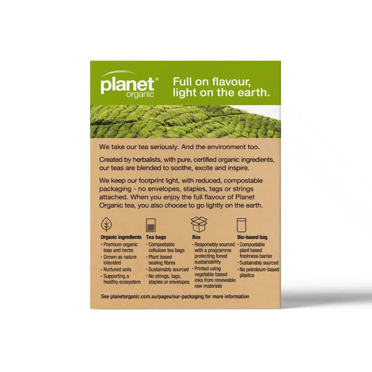 White Tea 25bags Planet Organic