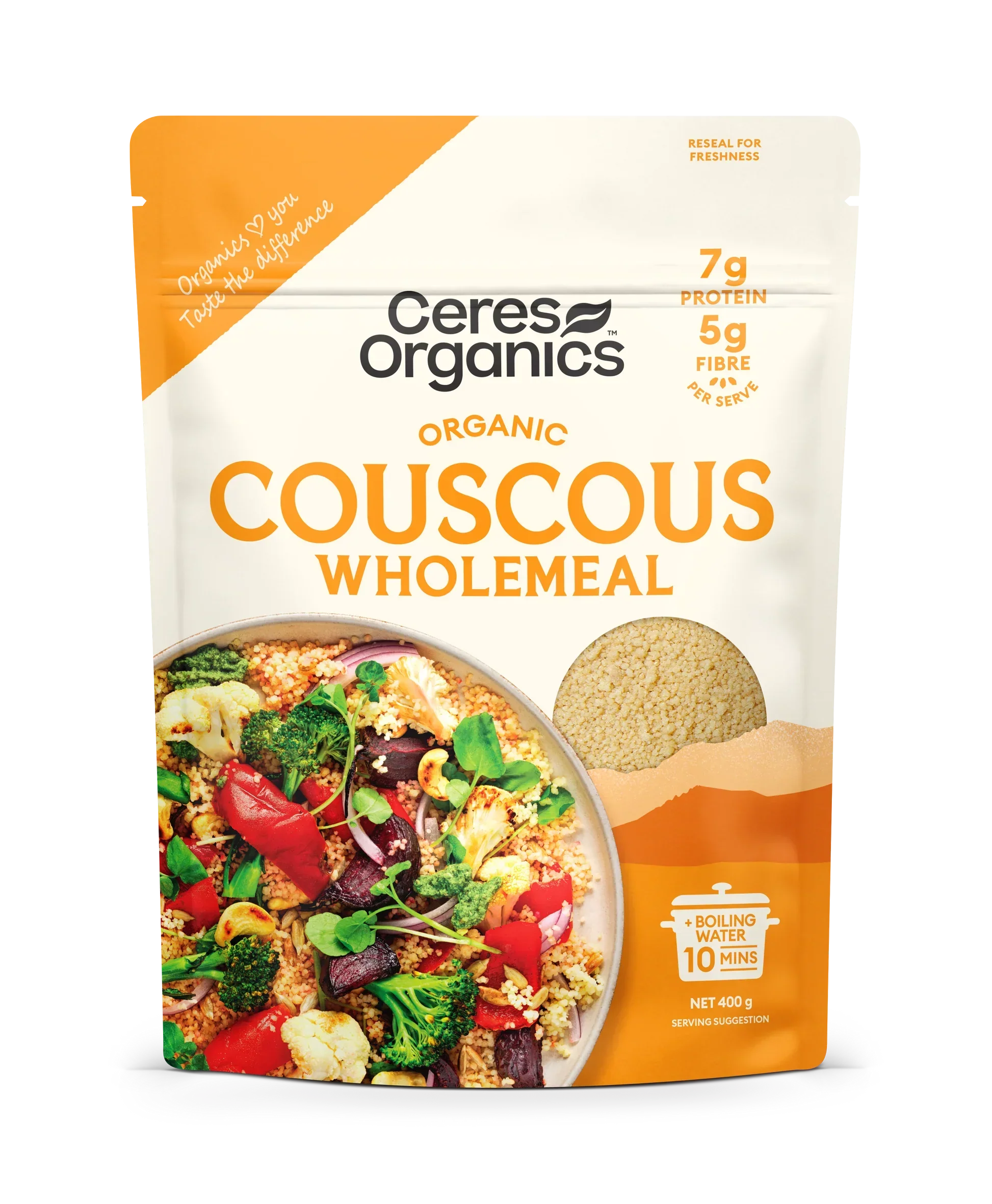 Wholemeal Couscous 400g Ceres Organics