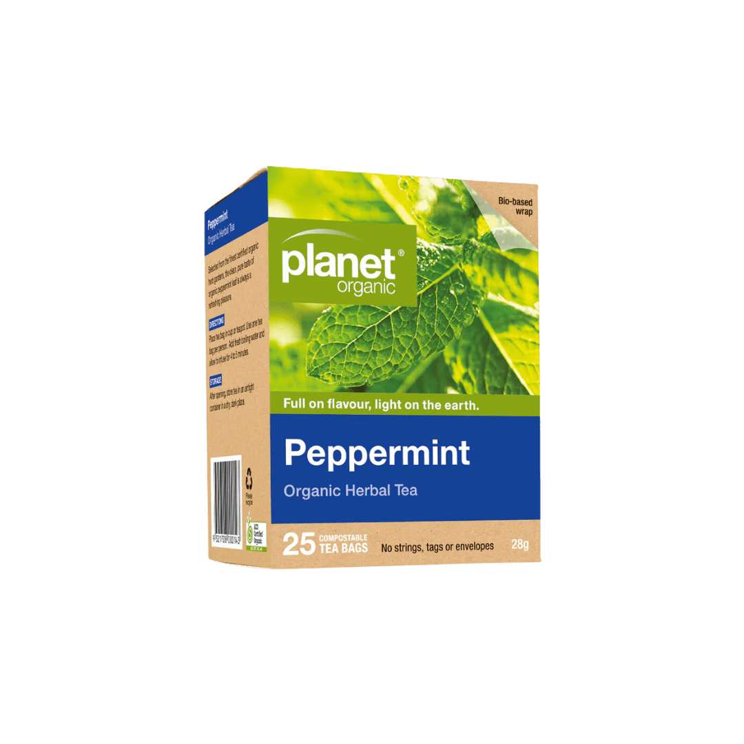 Peppermint Tea 25bags Planet Organic